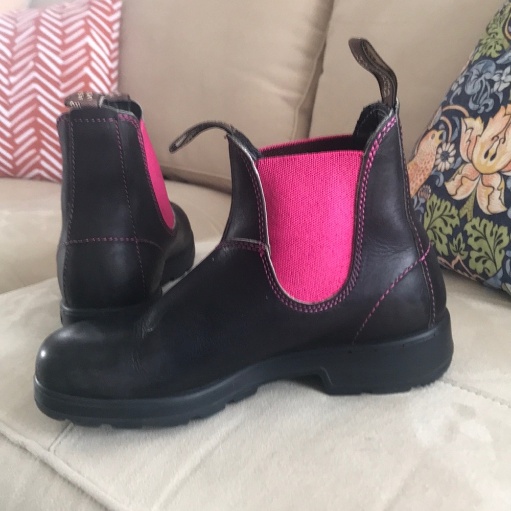 Blundstone Stout Brown Hot Pink AU 4 ½ US 7 ½